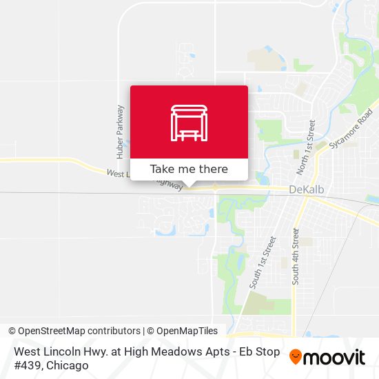 Mapa de West Lincoln Hwy. at High Meadows Apts - Eb Stop #439