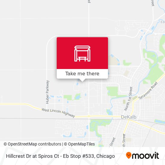 Mapa de Hillcrest Dr at Spiros Ct - Eb Stop #533