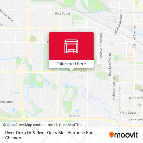 Mapa de River Oaks Dr & River Oaks Mall Entrance East