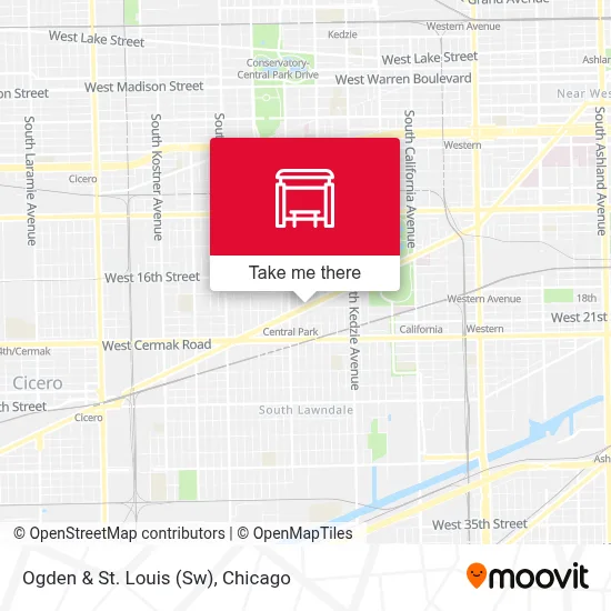 Ogden & St. Louis (Sw) map