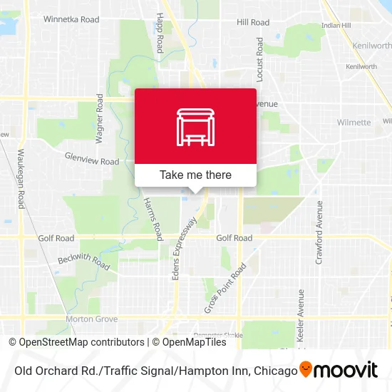 Old Orchard Rd. / Traffic Signal / Hampton Inn map
