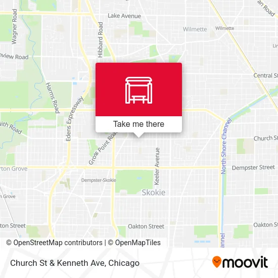 Church St & Kenneth Ave map