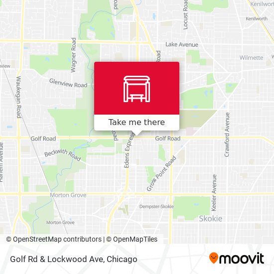 Mapa de Golf Rd & Lockwood Ave