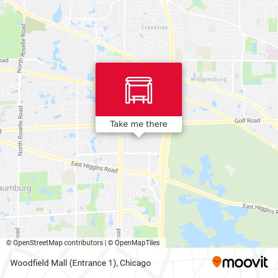 Mapa de Woodfield Mall (Entrance 1)