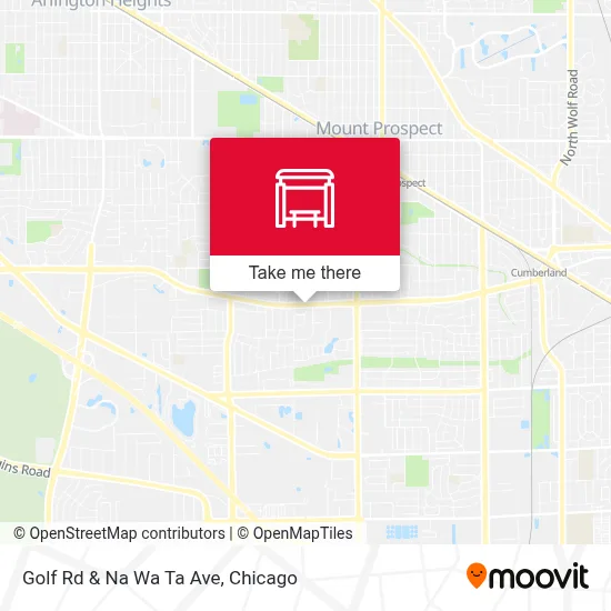 Golf Rd & Na Wa Ta Ave map