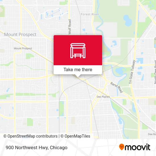 900 Northwest Hwy map