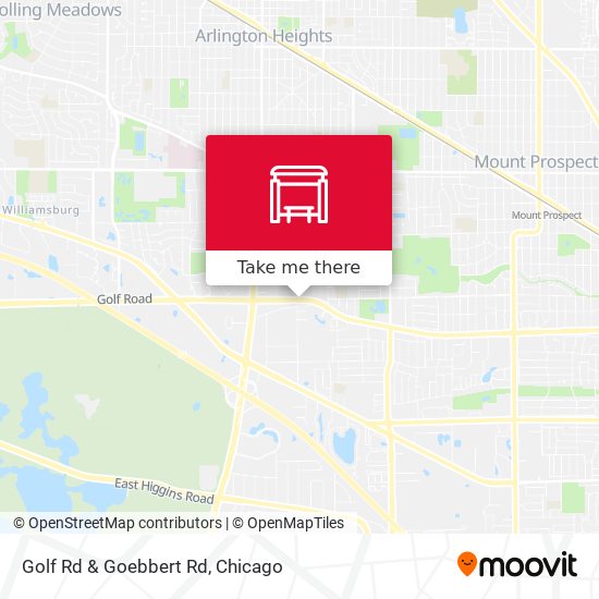 Mapa de Golf Rd & Goebbert Rd