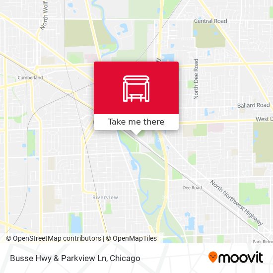 Busse Hwy & Parkview Ln map