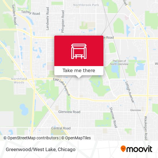 Greenwood/West Lake map