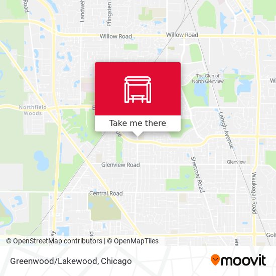 Mapa de Greenwood/Lakewood
