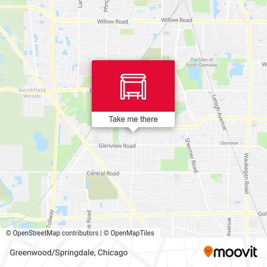 Greenwood/Springdale map