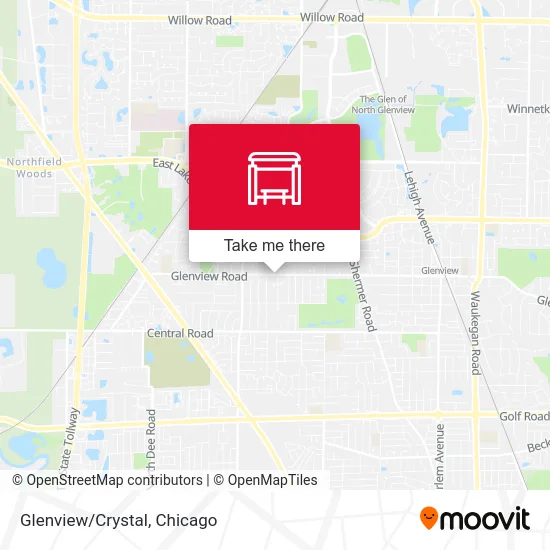 Glenview/Crystal map