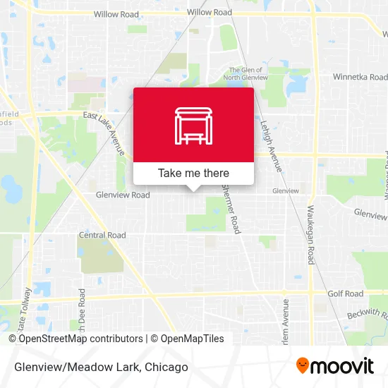 Glenview/Meadow Lark map