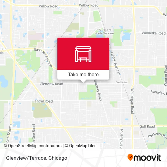 Glenview/Terrace map