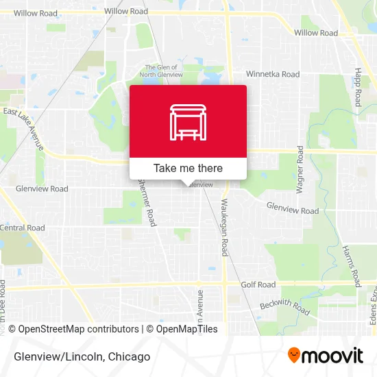 Glenview/Lincoln map
