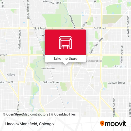 Lincoln/Mansfield map