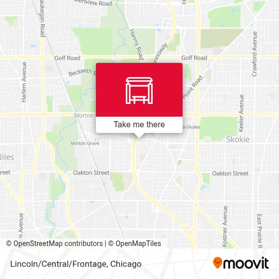 Lincoln/Central/Frontage map