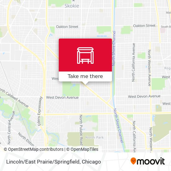 Mapa de Lincoln / East Prairie / Springfield