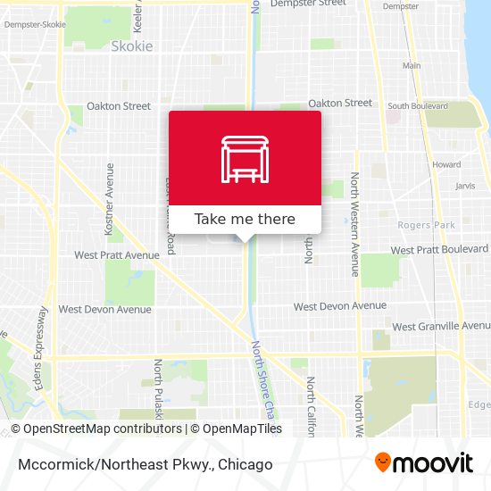 Mccormick/Northeast Pkwy. map