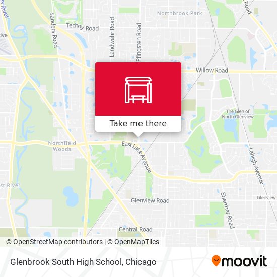 Mapa de Glenbrook South High School