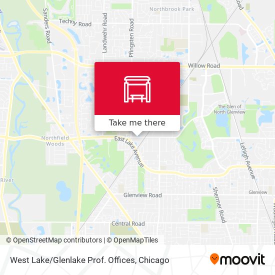 West Lake / Glenlake Prof. Offices map