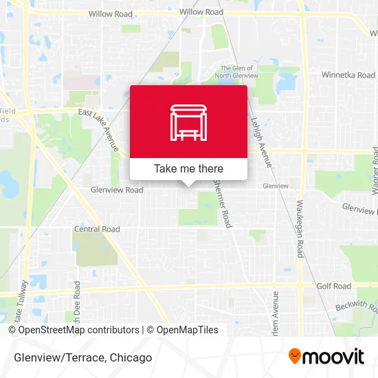 Glenview/Terrace map