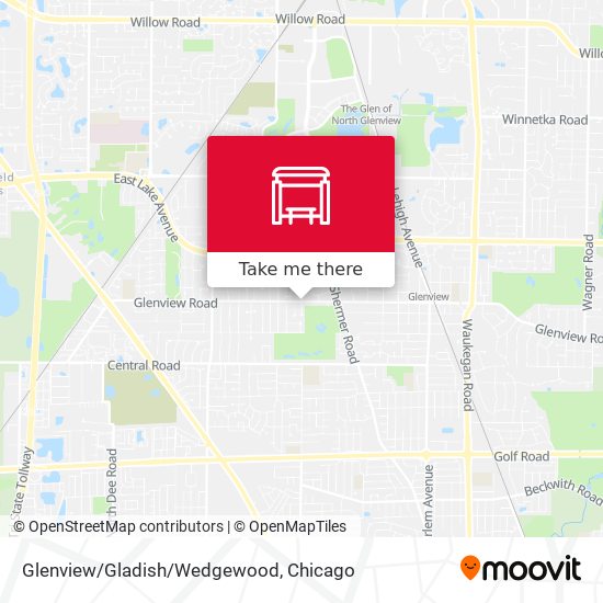Glenview/Gladish/Wedgewood map
