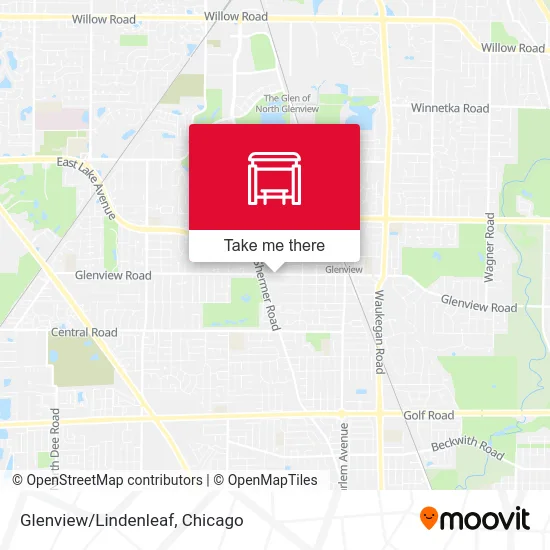 Glenview/Lindenleaf map