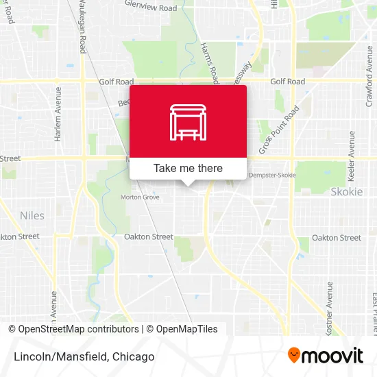 Lincoln/Mansfield map