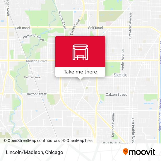 Lincoln/Madison map