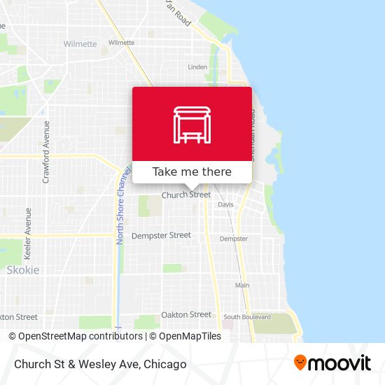 Church St & Wesley Ave map