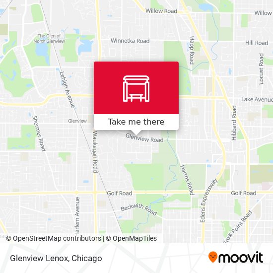 Glenview Lenox map