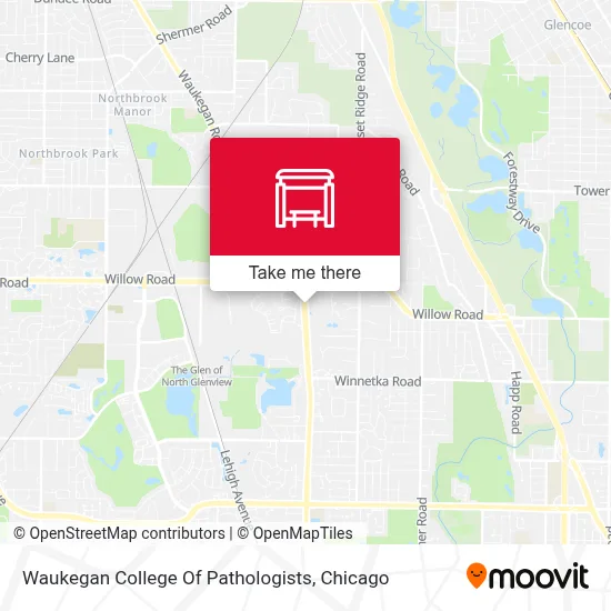 Waukegan College Of Pathologists map