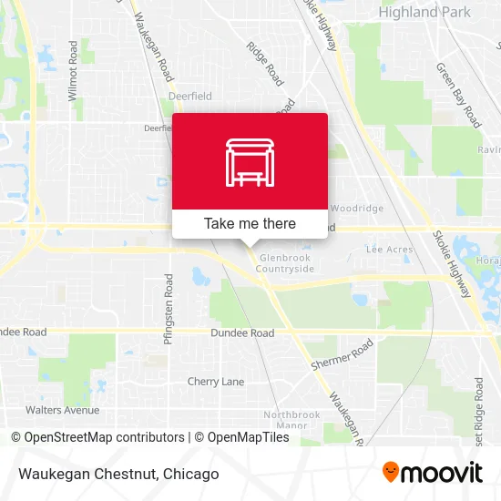 Waukegan Chestnut map