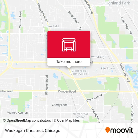 Waukegan Chestnut map