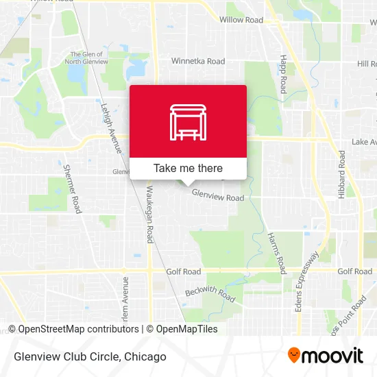 Glenview Club Circle map