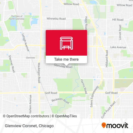 Glenview Coronet map