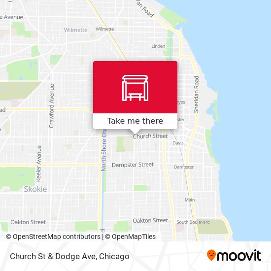 Mapa de Church St & Dodge Ave