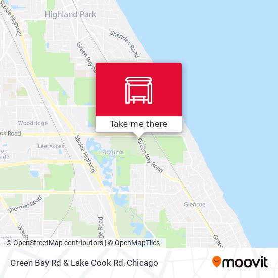 Mapa de Green Bay Rd & Lake Cook Rd