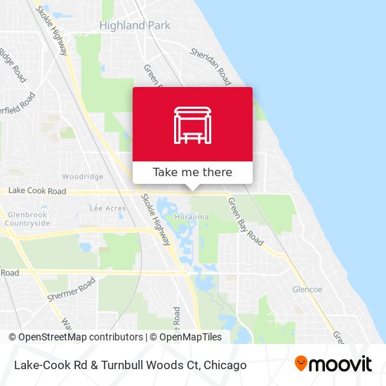 Lake-Cook Rd & Turnbull Woods Ct map