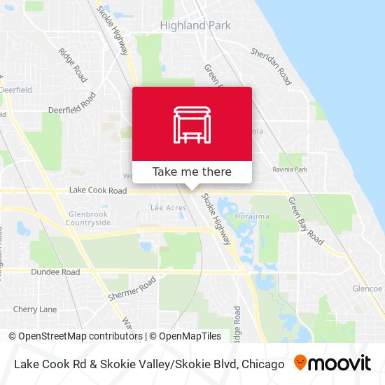 Mapa de Lake Cook Rd & Skokie Valley / Skokie Blvd