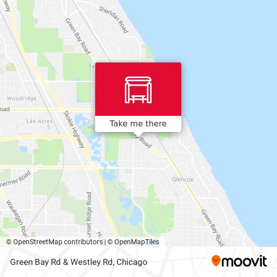 Green Bay Rd & Westley Rd map