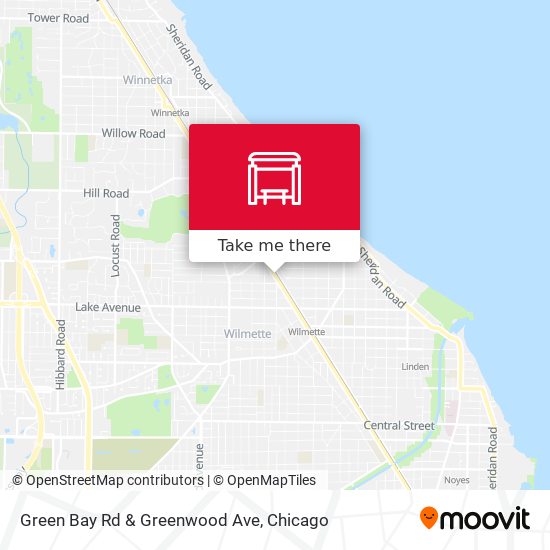 Green Bay Rd & Greenwood Ave map