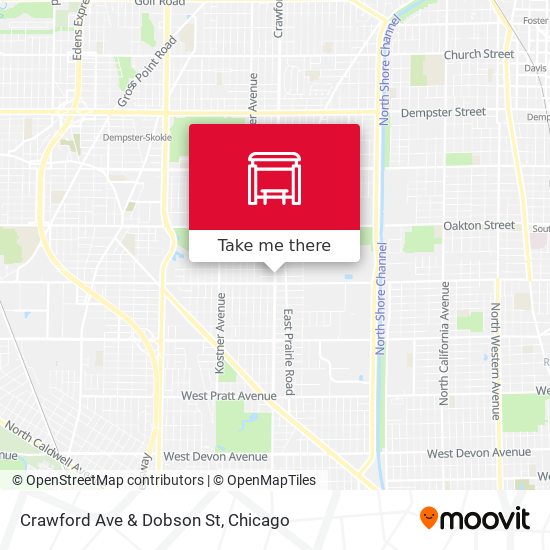 Mapa de Crawford Ave & Dobson St