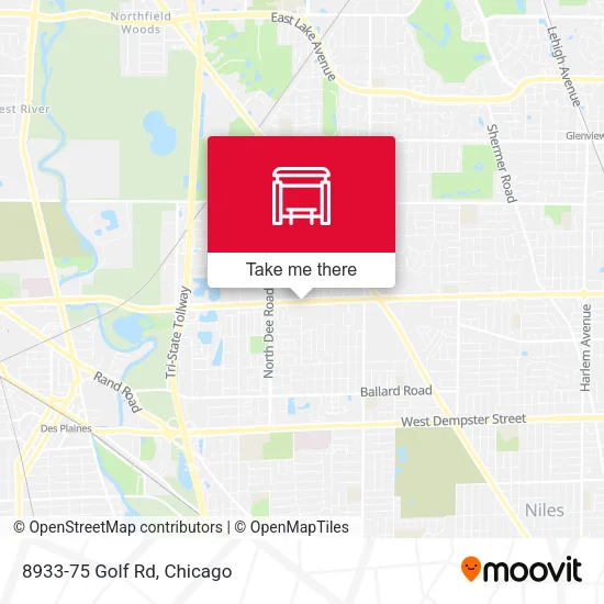 8933-75 Golf Rd map