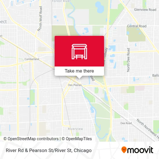 River Rd & Pearson St/River St map