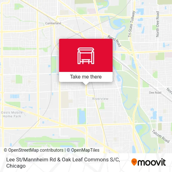Lee St / Mannheim Rd & Oak Leaf Commons S / C map