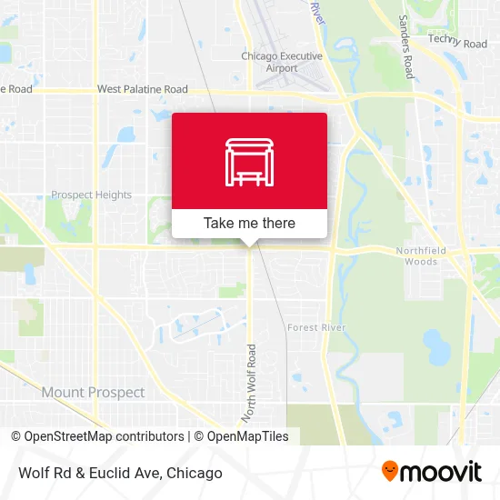 Wolf Rd & Euclid Ave map