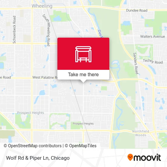 Wolf Rd & Piper Ln map