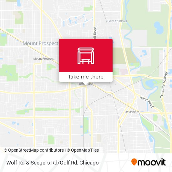 Wolf Rd & Seegers Rd/Golf Rd map